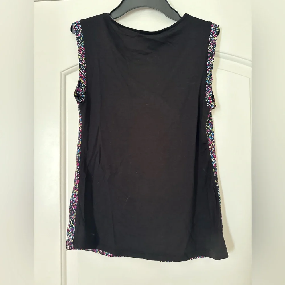 The Limited Black Multicolor Sleeveless Blouse - Picture 2 of 4